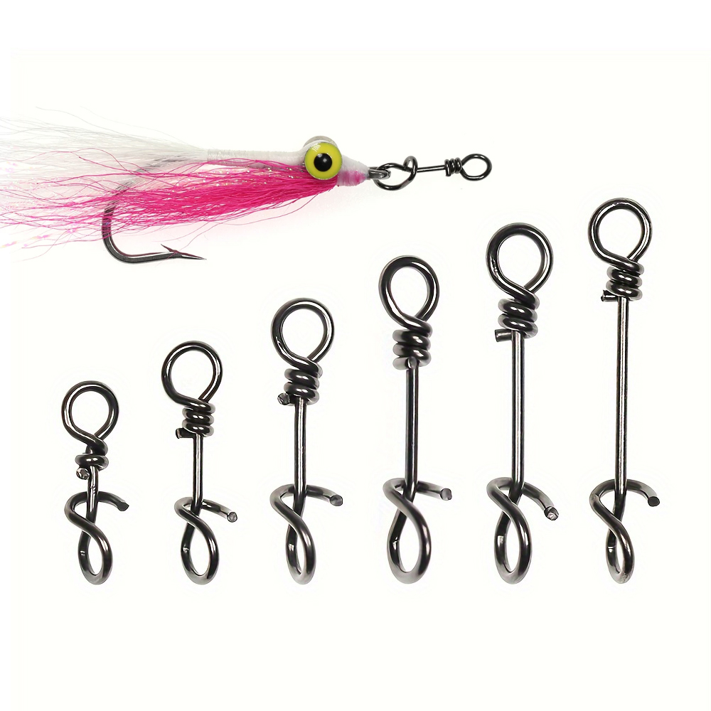 Fishing Equipment Cheap - 50 個 10 ミリメートル〜 33 ミリメートルステンレス鋼釣り用スプリングクリップ強化クイックチェンジスナップ釣りルアーリグコネクタアクセサリー