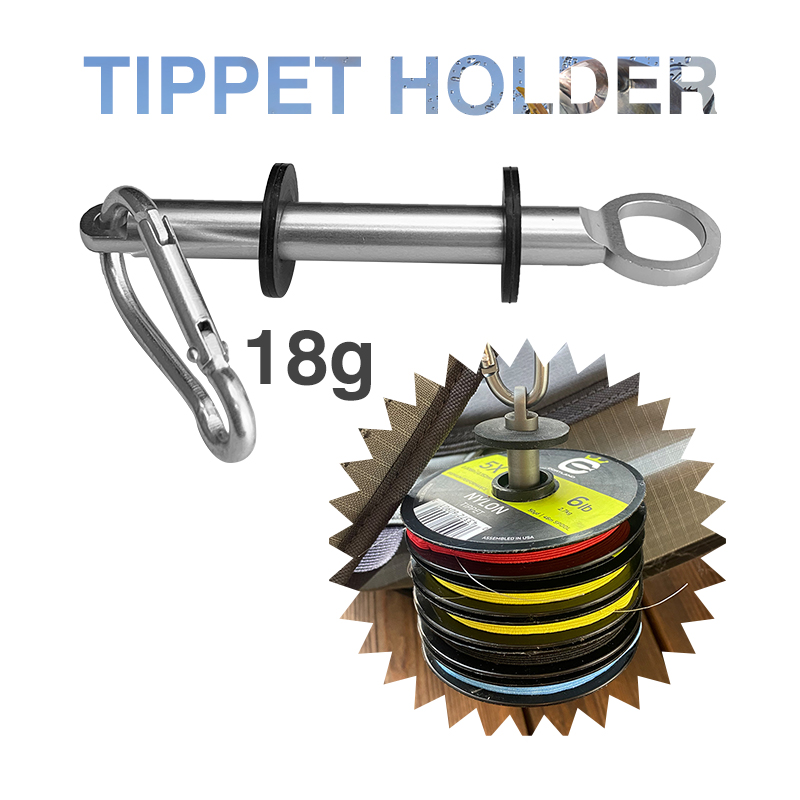 Fishing Equipment Cheap - 超軽量ポータブルケーブルホルダー,固定ブラケット,釣り道具アクセサリー,工具,ティペットホルダー
