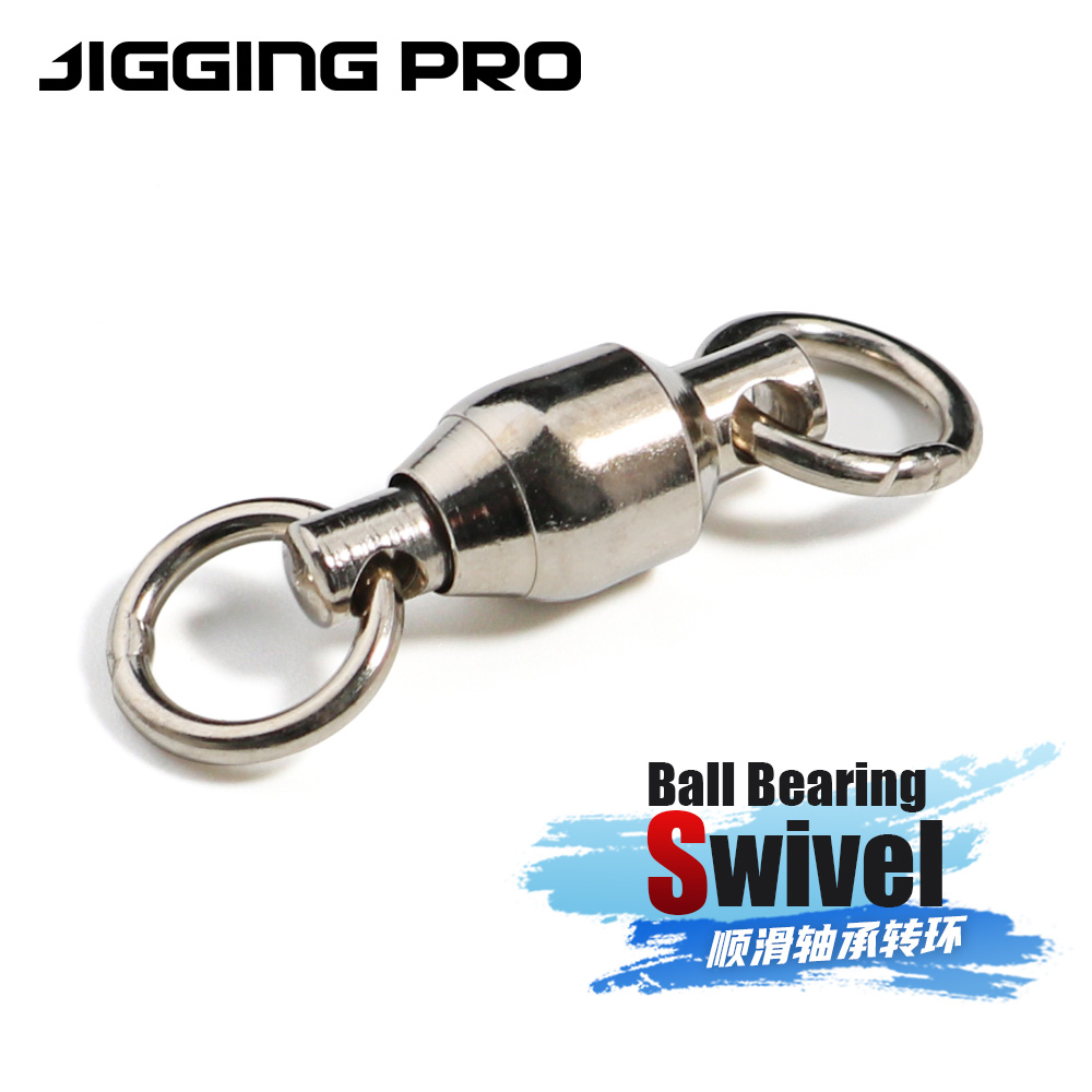 Fishing Equipment Hook - JIGGINGPRO ボールベアリングスイベル釣りアクセサリー釣り用品 BB スイベル海釣り
