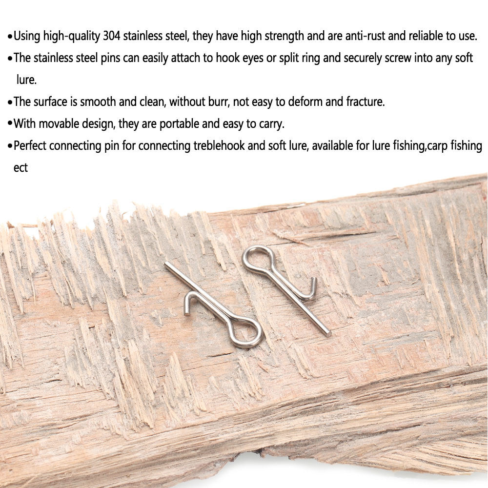 50/100 個釣り餌スティンガースパイクフック接続ピン針固 - Fishing Equipment Hook のレビューと価格