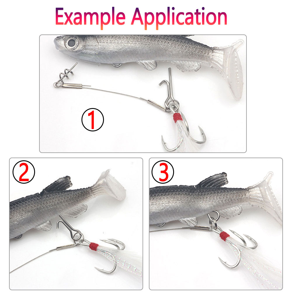 50/100 個釣り餌スティンガースパイクフック接続ピン針固 - Fishing Equipment Hook のレビューと価格