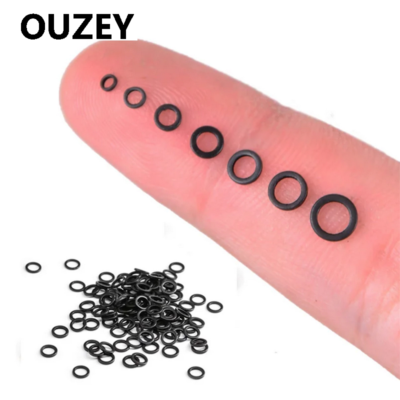 OUZEY 100 個鯉釣りラウンドコネクタリグリングステン - Fishing Equipment Cheap のレビューと価格