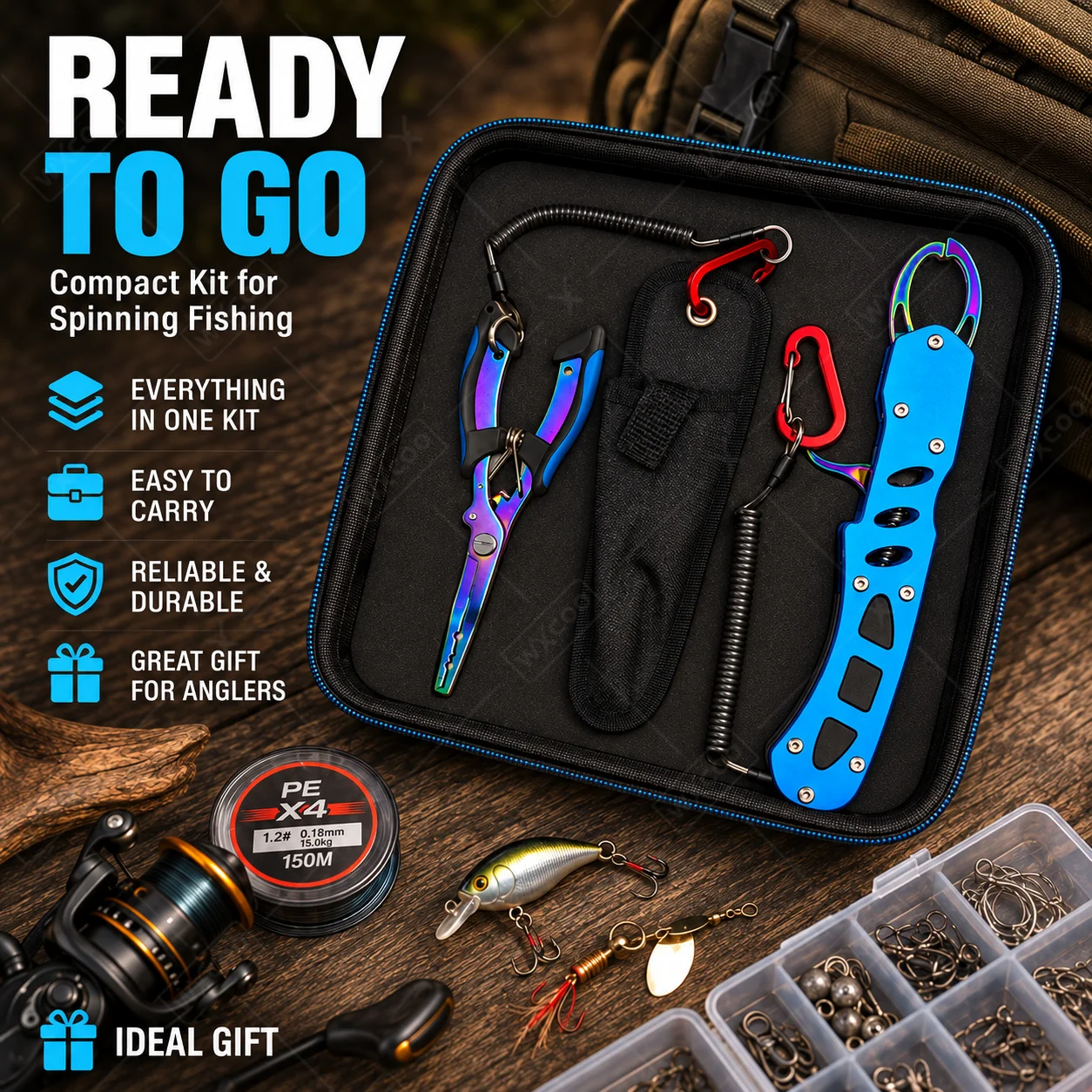 ブルーのチタンコーティングを施した、16cmの海水釣り用プラ - Fishing Equipment Hook のレビューと価格