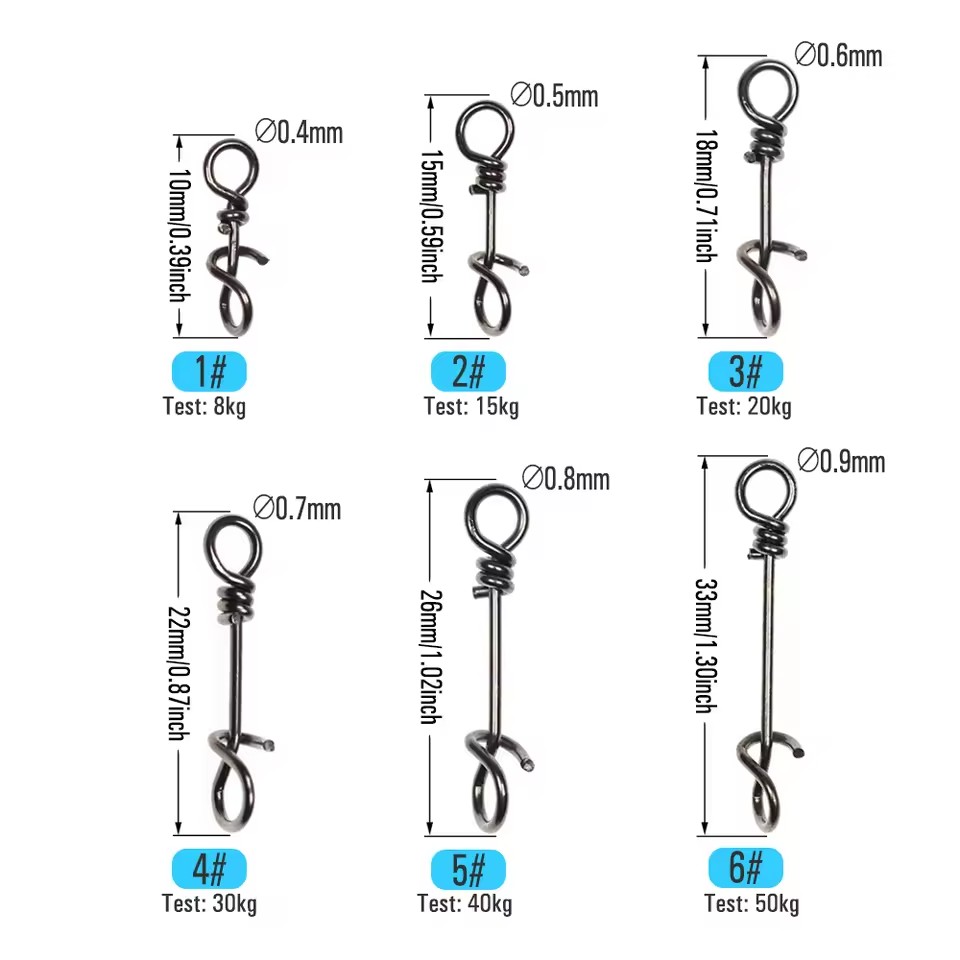 50 個 10 ミリメートル〜 33 ミリメートルステンレス - Fishing Equipment Cheap のレビューと価格