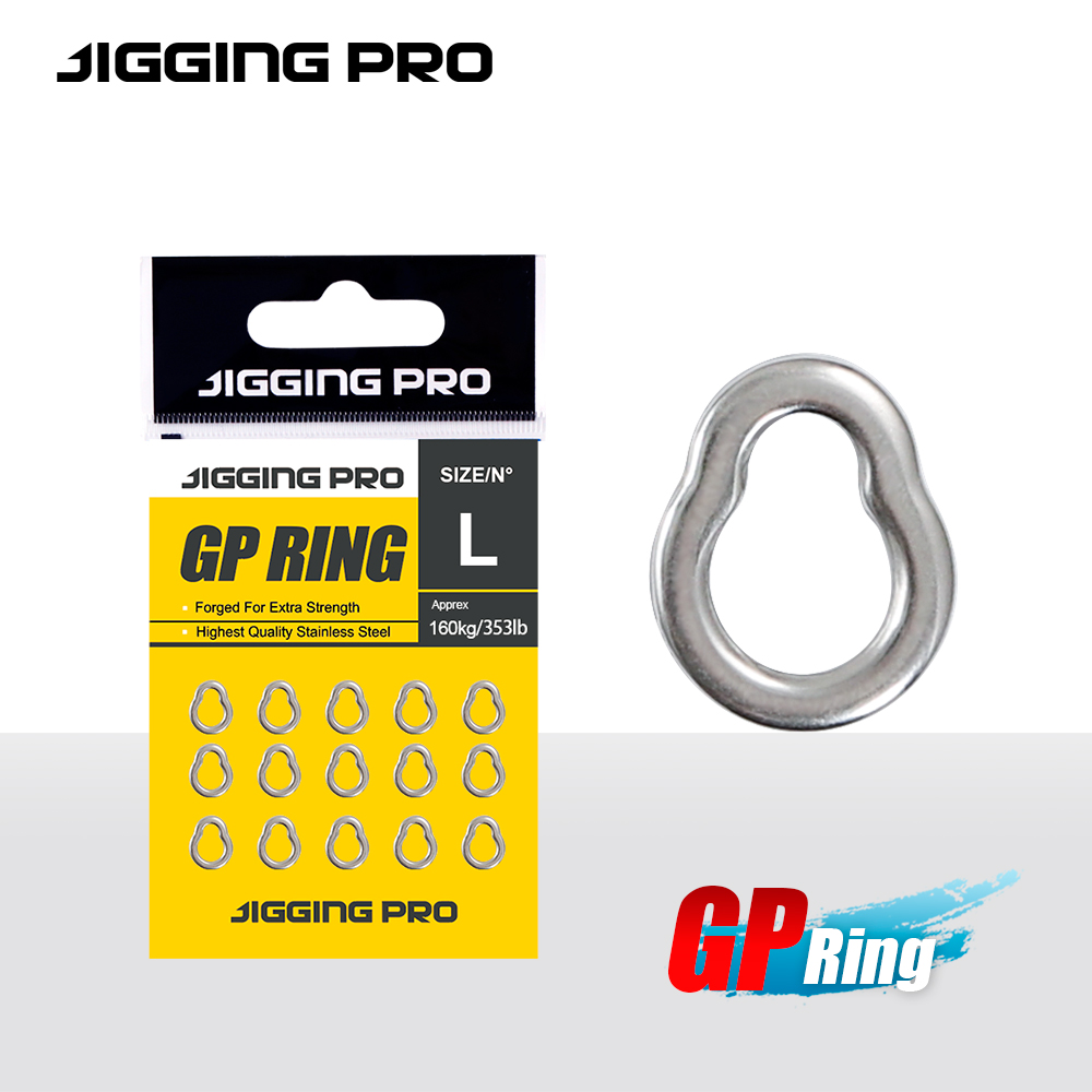 ジギングプロ 15個入り GP ソリッドリング ステンレス鋼 - Fishing Equipment Cheap のレビューと価格