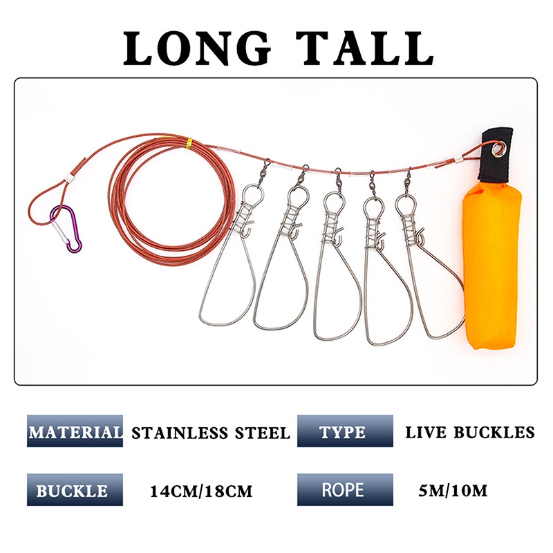 新製品【ステンレス製釣り用ロックバックルランヤード、フロート - Fishing Equipment Hook のレビューと価格