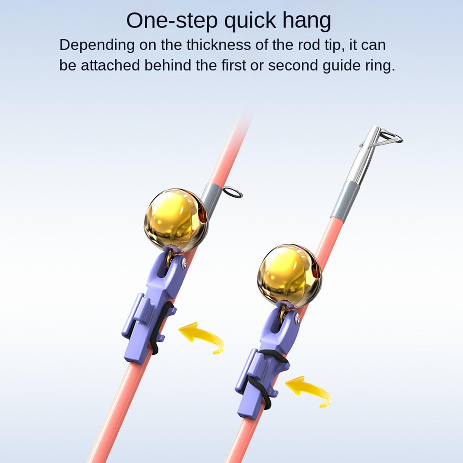 5個入り釣り用バイトアラームベル ロッドクリップ 釣り用品  - Fishing Equipment Hook のレビューと価格