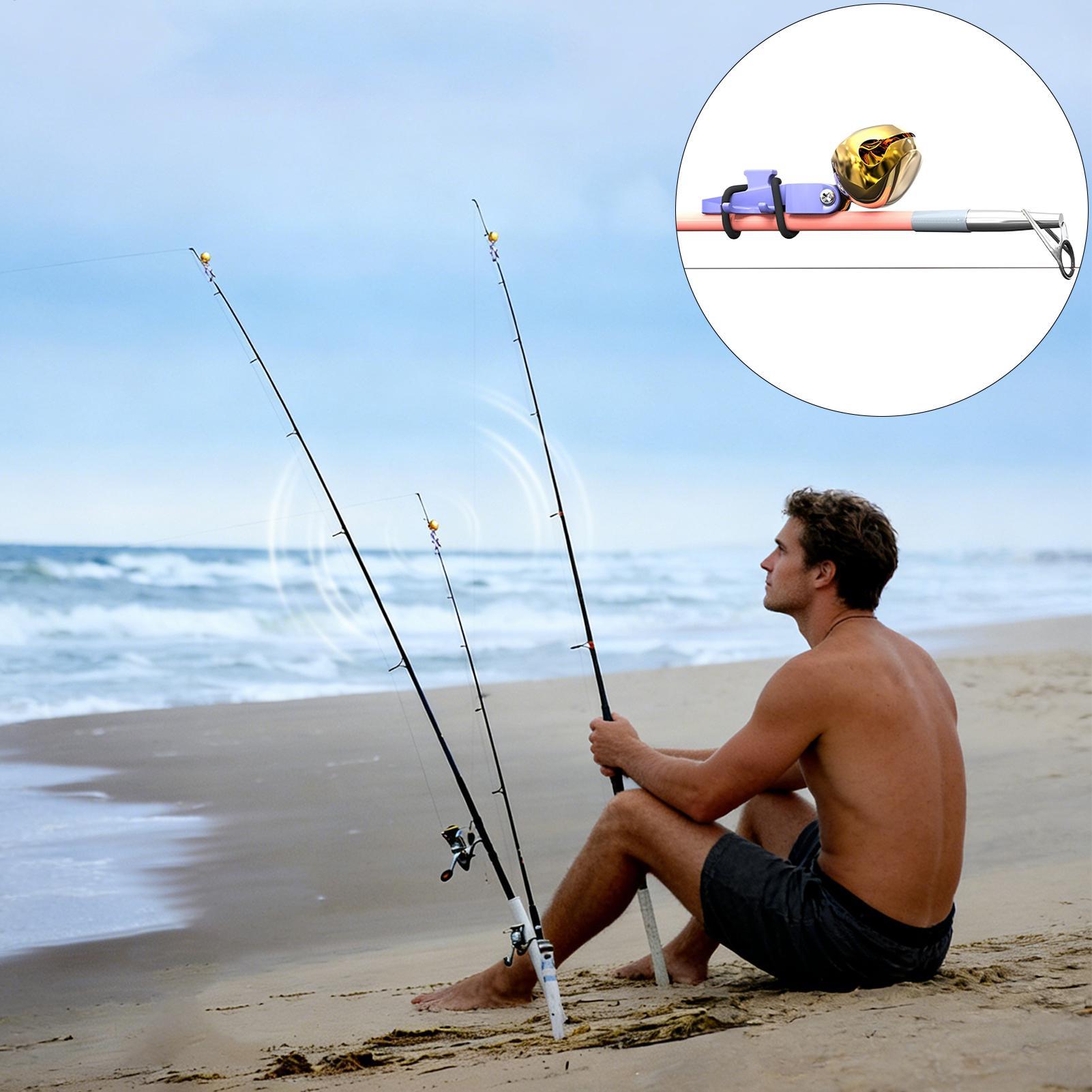 5個入り釣り用バイトアラームベル ロッドクリップ 釣り用品  - Fishing Equipment Hook のレビューと価格